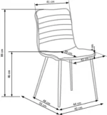 Halmar stul kukhonnyy k251 2 v ch k 251 kr popiel 2