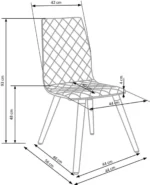 Halmar stul kukhonnyy k282 2 v ch k 282 kr bezowy 6