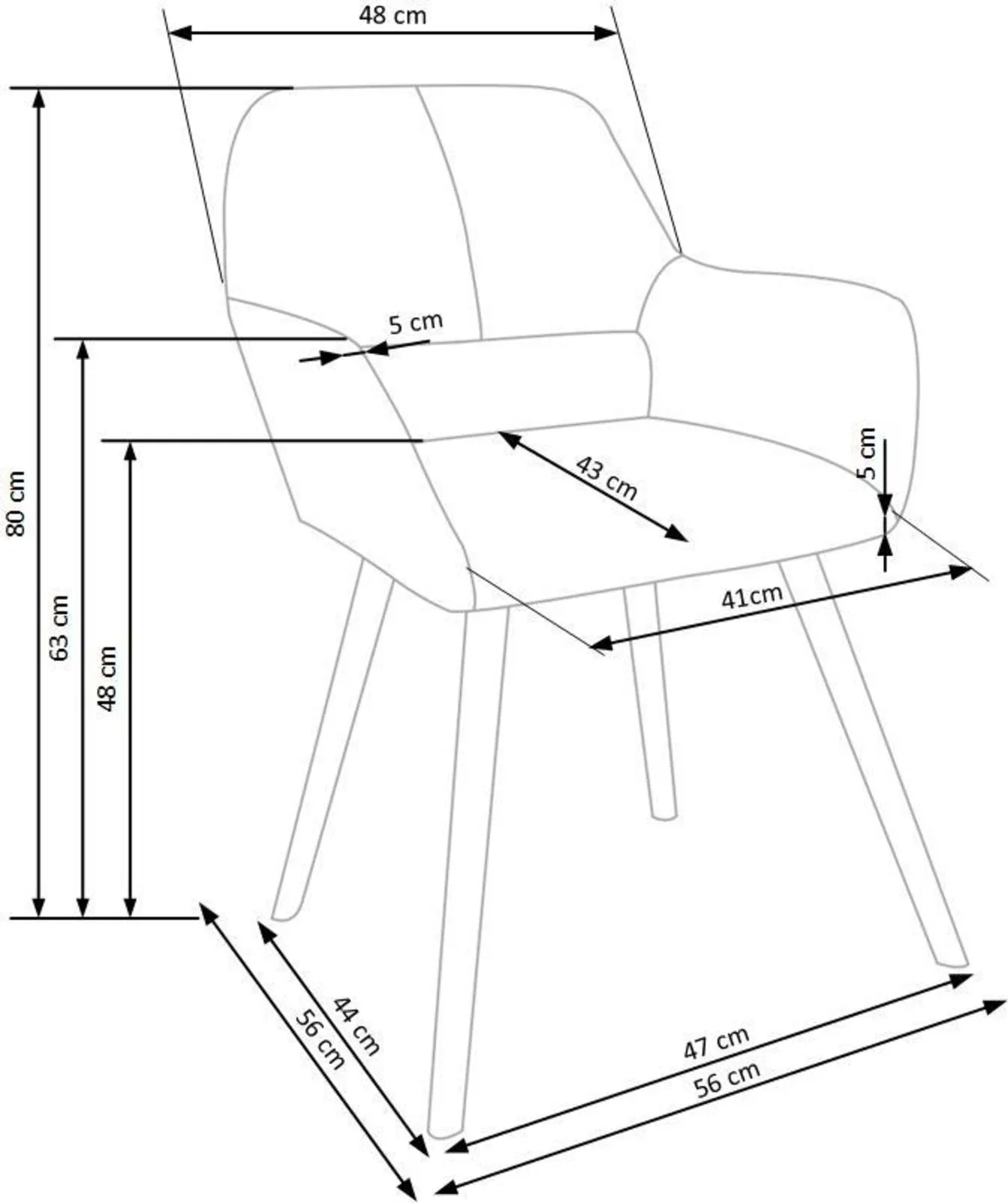 Halmar stul kukhonnyy k283 2 v ch k 283 kr bezowy 7