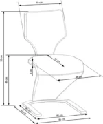 Halmar stul kukhonnyy k307 2 v ch k 307 kr 8