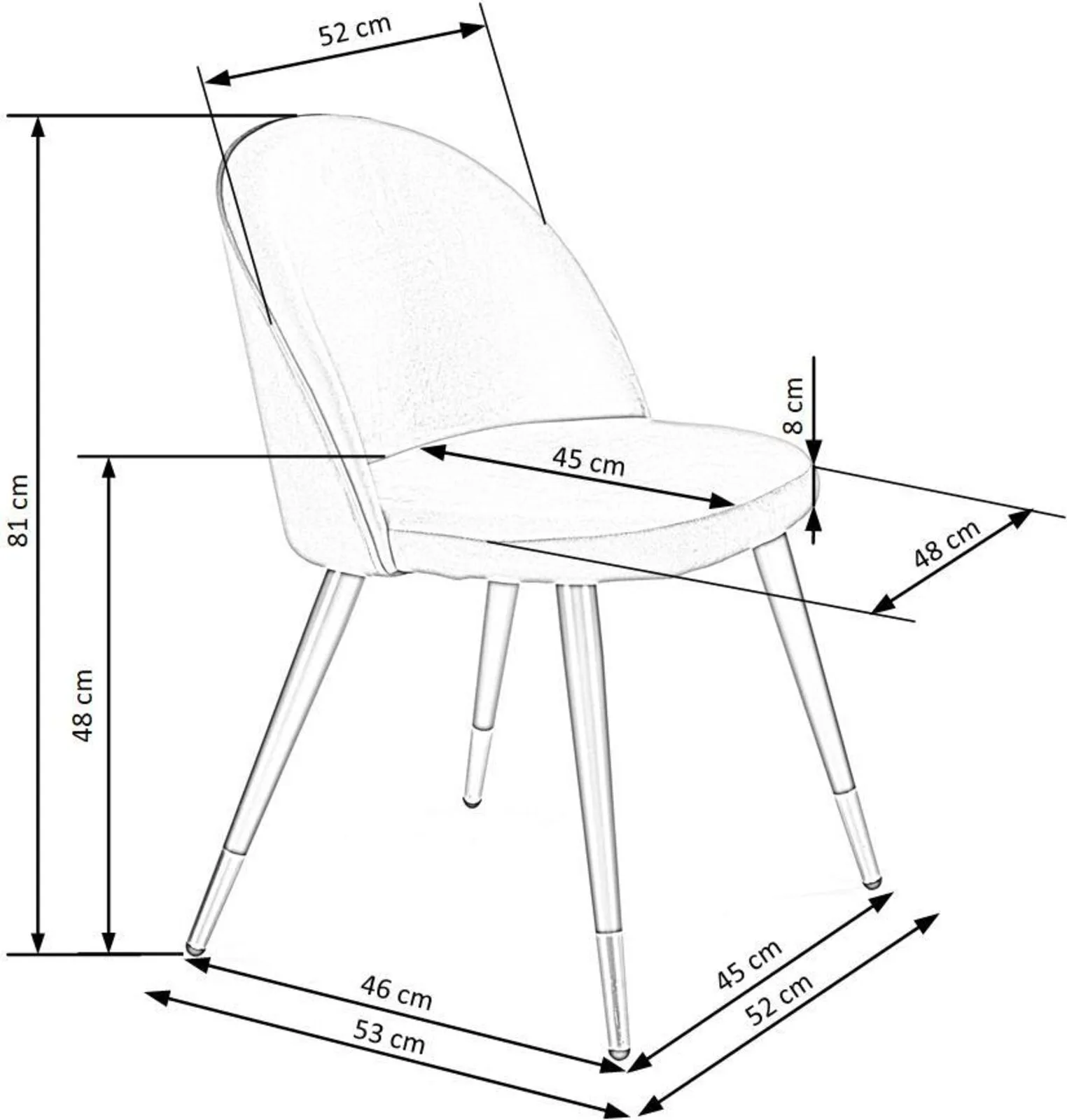 Halmar stul kukhonnyy k315 2 v ch k 315 kr c popiel 8