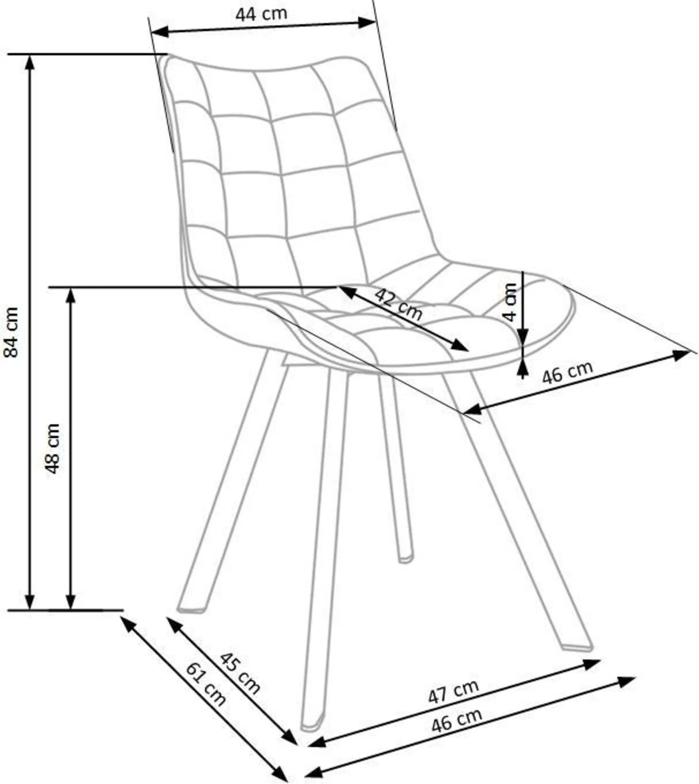 Halmar stul kukhonnyy k332 2 v ch k 332 kr c popiel 9