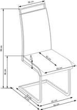 Halmar stul kukhonnyy k348 2 v ch k 348 kr 1