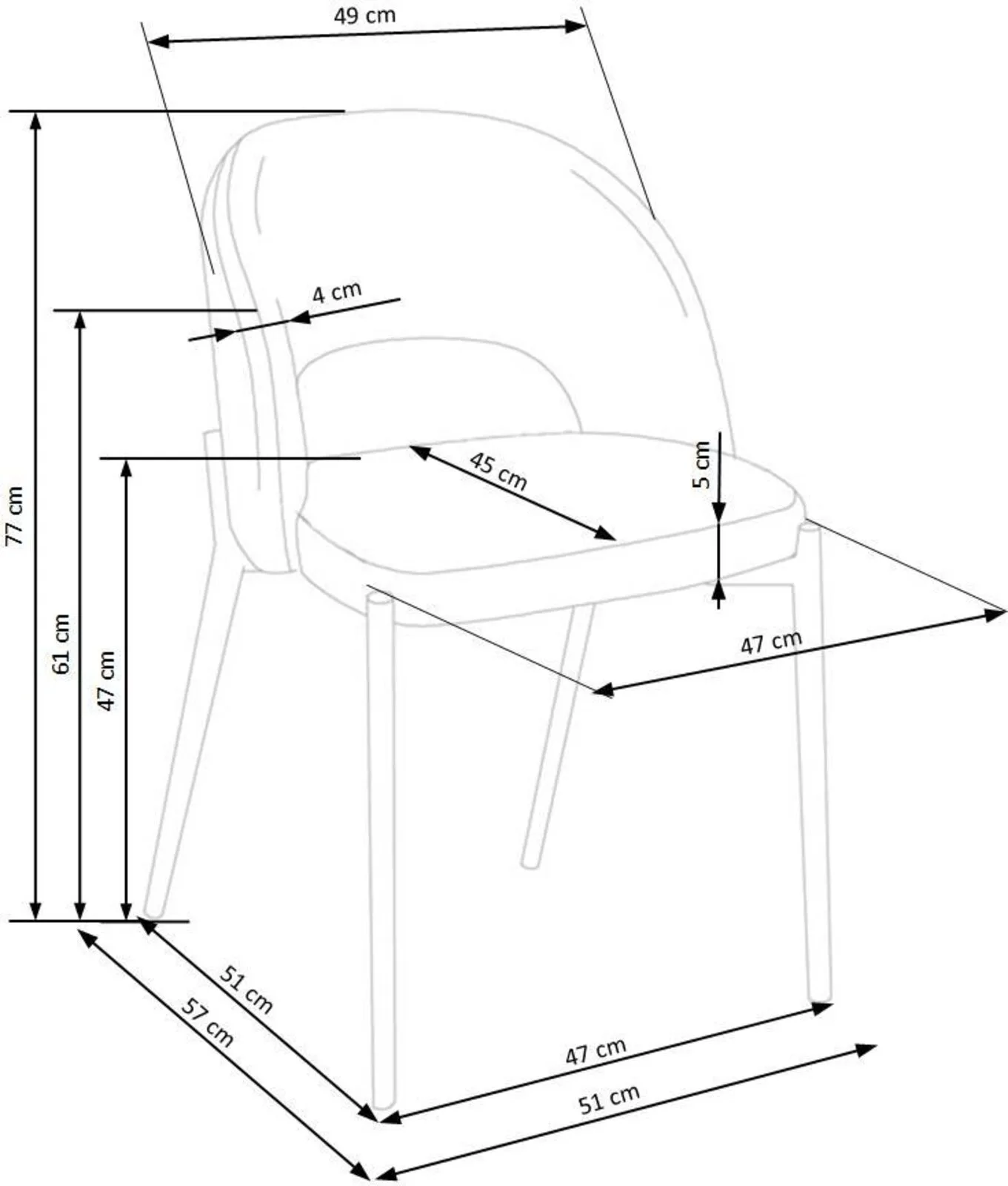 Halmar stul kukhonnyy k373 2 v ch k 373 kr popielaty 10