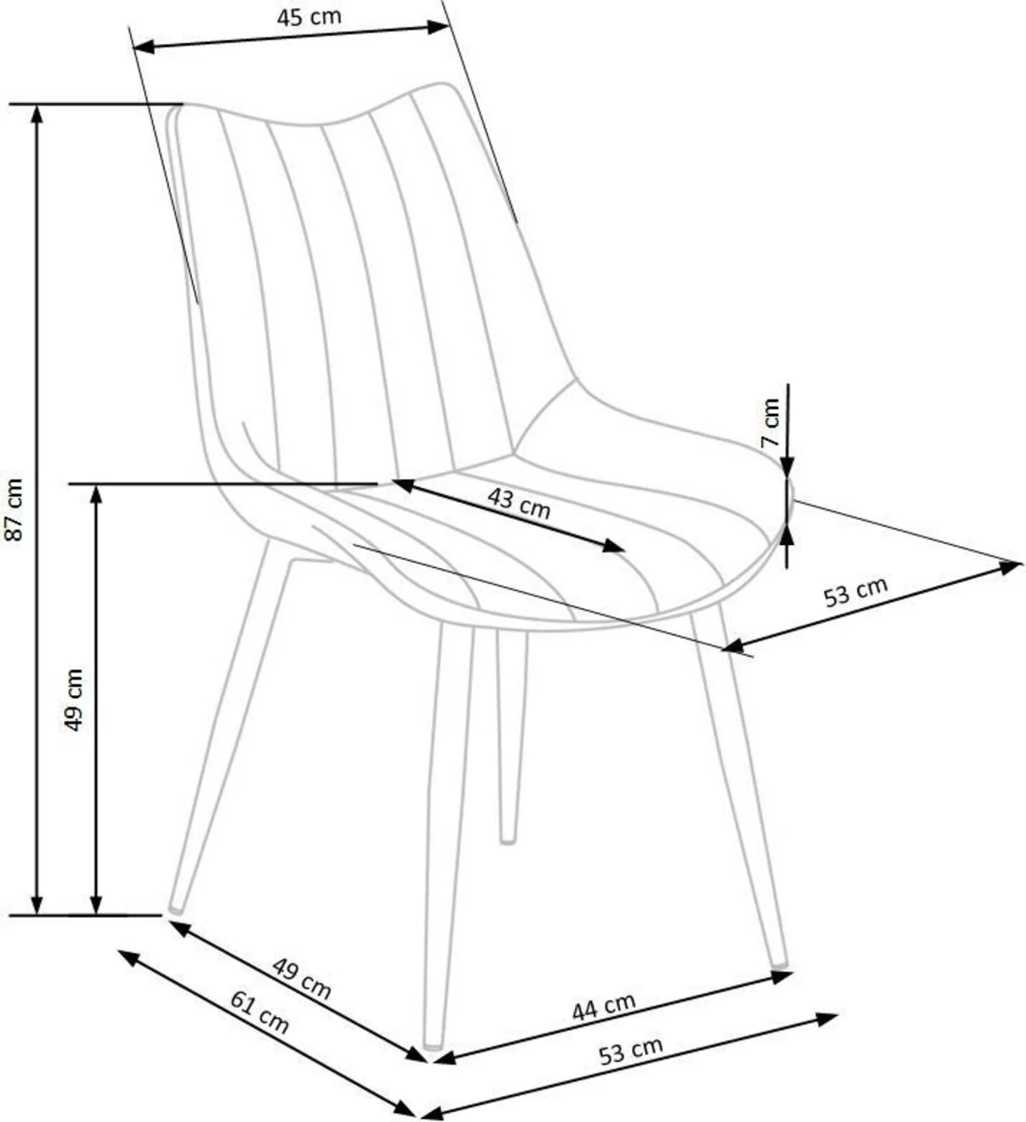 Halmar stul kukhonnyy k388 2 v ch k 388 kr popielaty 9