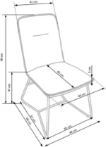 Halmar stul kukhonnyy k390 2 v ch k 390 kr 14