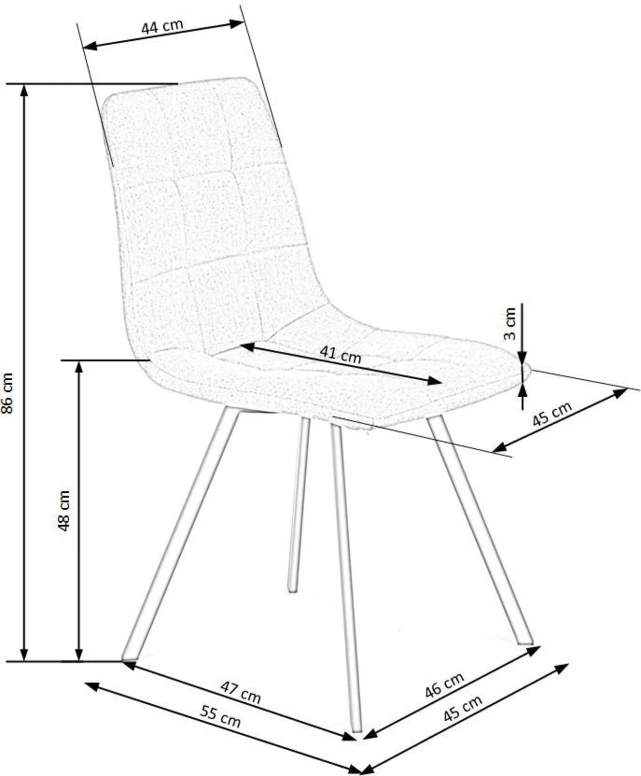 Halmar stul kukhonnyy k402 2 v ch k 402 kr popiel 10