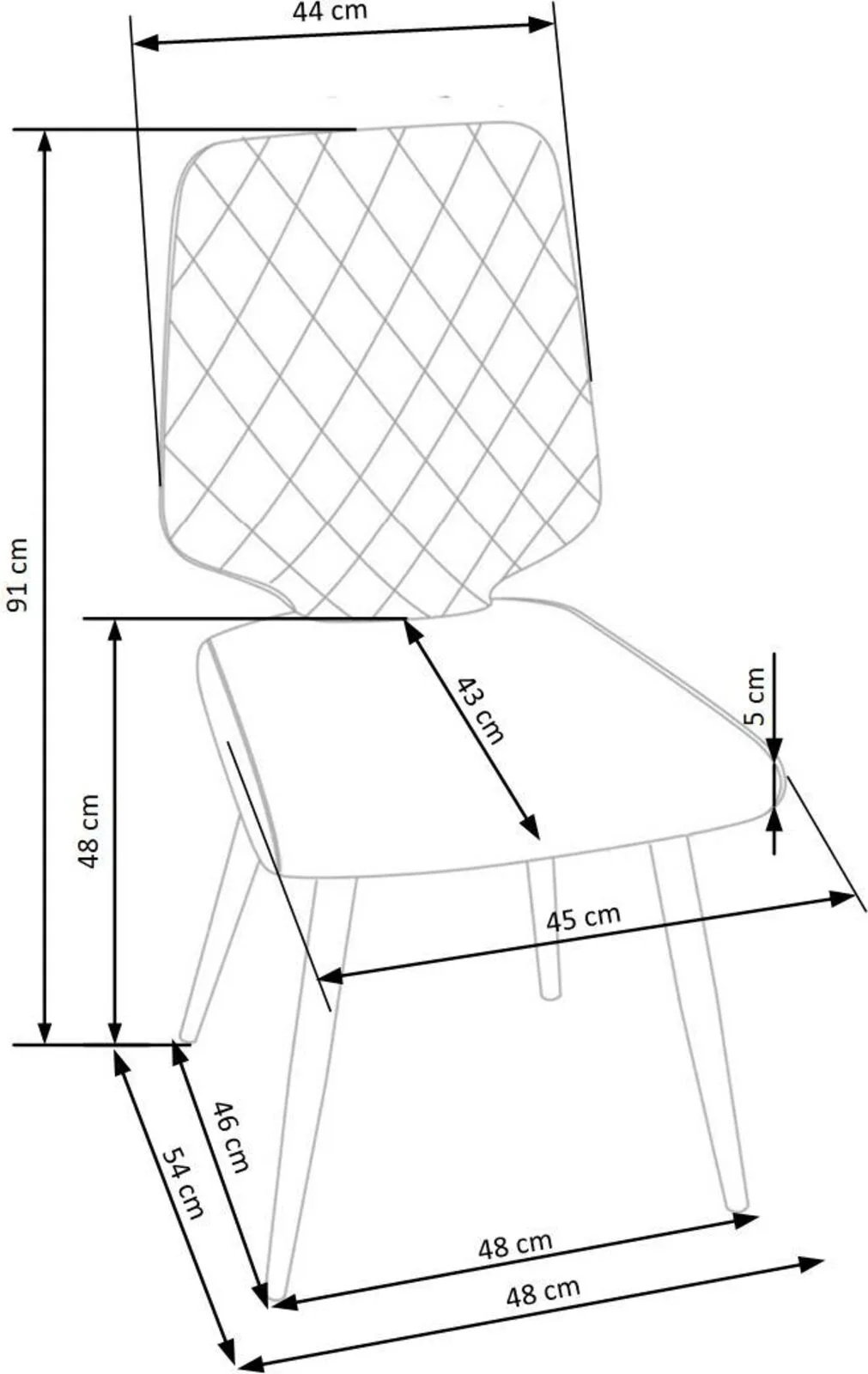 Halmar stul kukhonnyy k424 2 v ch k 424 kr 5
