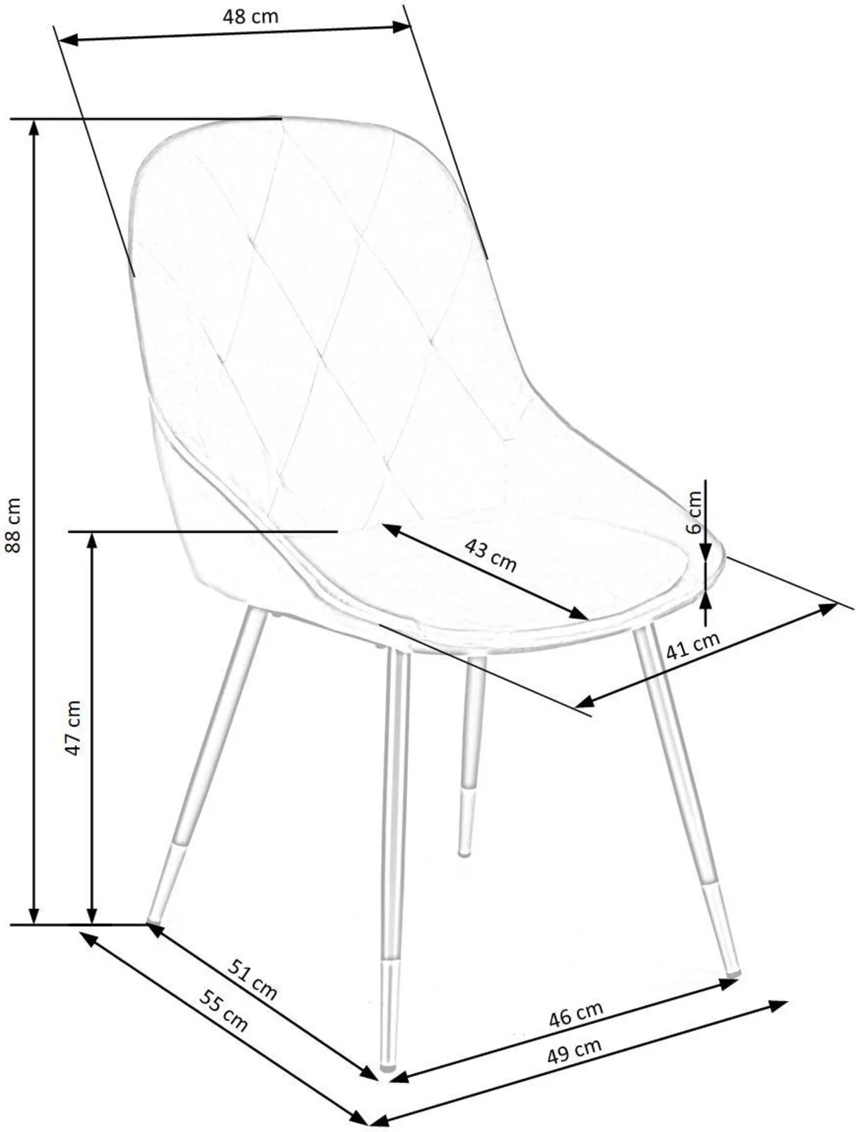 Halmar stul kukhonnyy k437 2 v ch k 437 kr popielaty 5