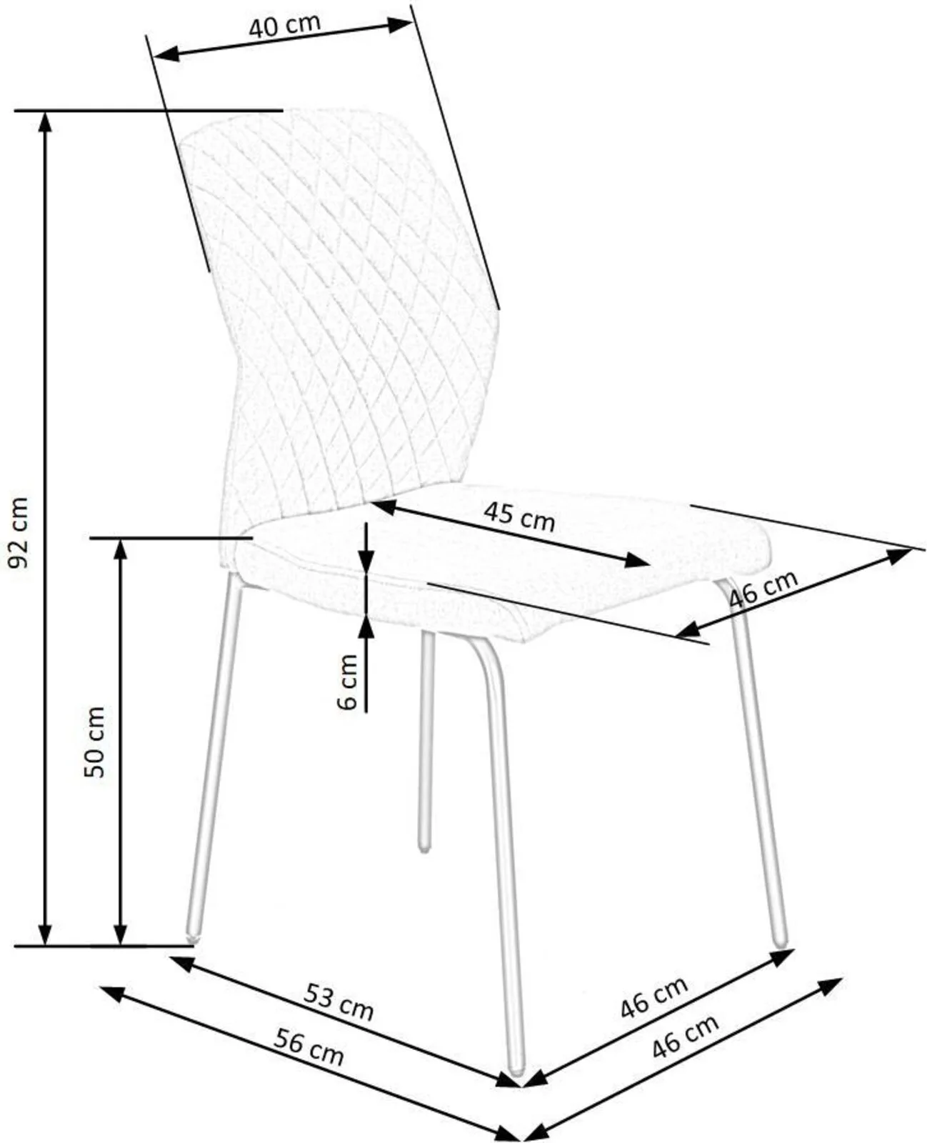 Halmar stul kukhonnyy k461 2 v ch k 461 kr popiel 10
