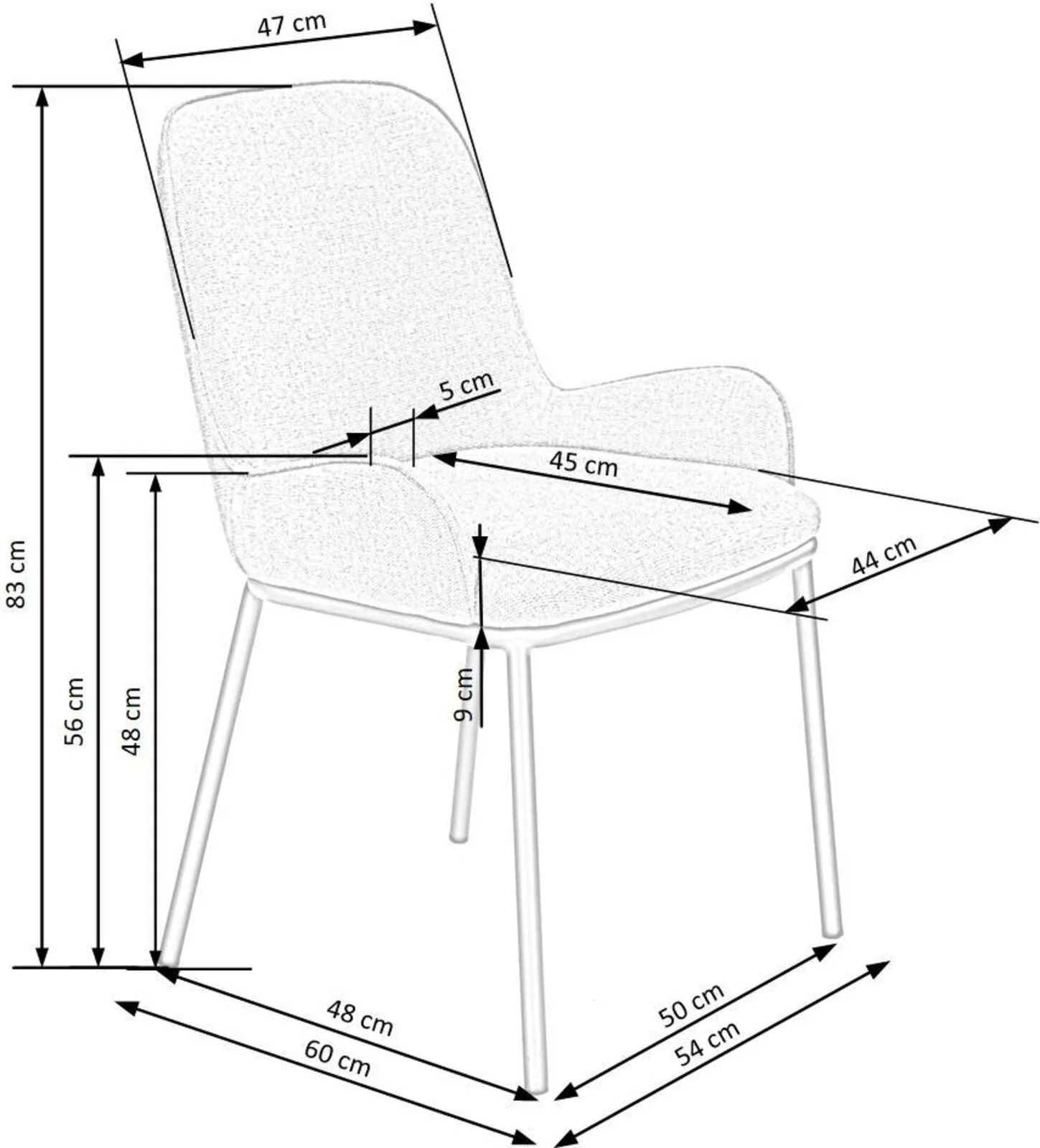 Halmar stul kukhonnyy k481 2 v ch k 481 kr popiel 9