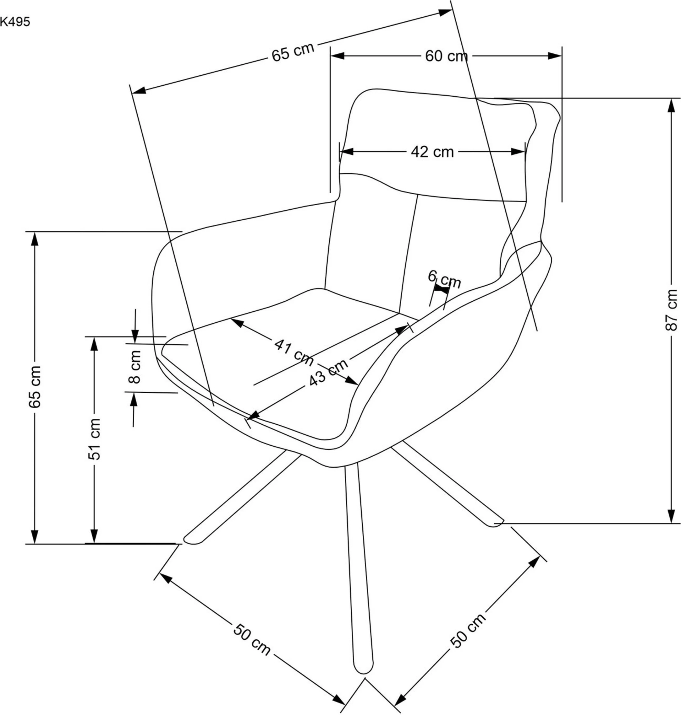 Halmar stul kukhonnyy k495 2 v ch k 495 kr oliwkowy 12