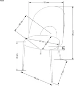 Halmar stul kukhonnyy k505 2 v ch k 505 kr 16