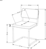 Halmar stul kukhonnyy k510 2 v ch k 510 kr musztardowy 15