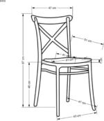 Halmar stul kukhonnyy k512 2 v ch k 512 kr 20