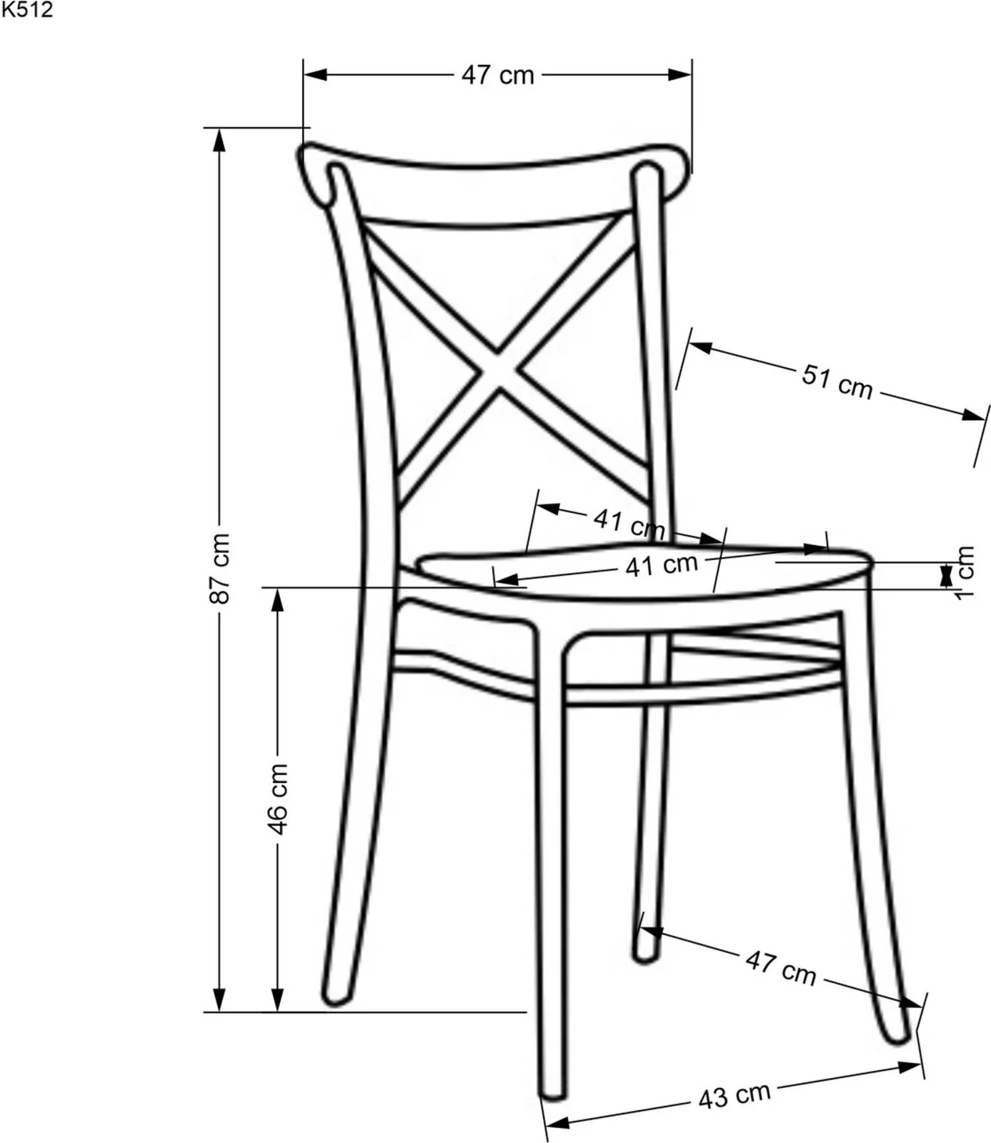 Halmar stul kukhonnyy k512 2 v ch k 512 kr 20
