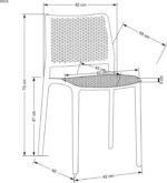 Halmar stul kukhonnyy k514 2 v ch k 514 kr bialy 17