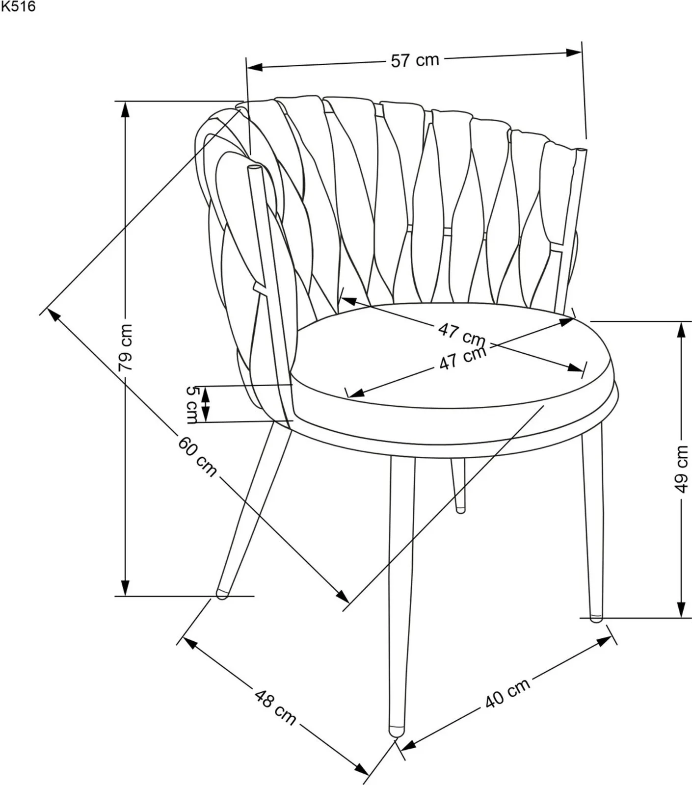 Halmar stul kukhonnyy k516 2 v ch k 516 kr j bezowy 16