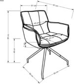 Halmar stul kukhonnyy k523 2 v ch k 523 kr brazowy 19
