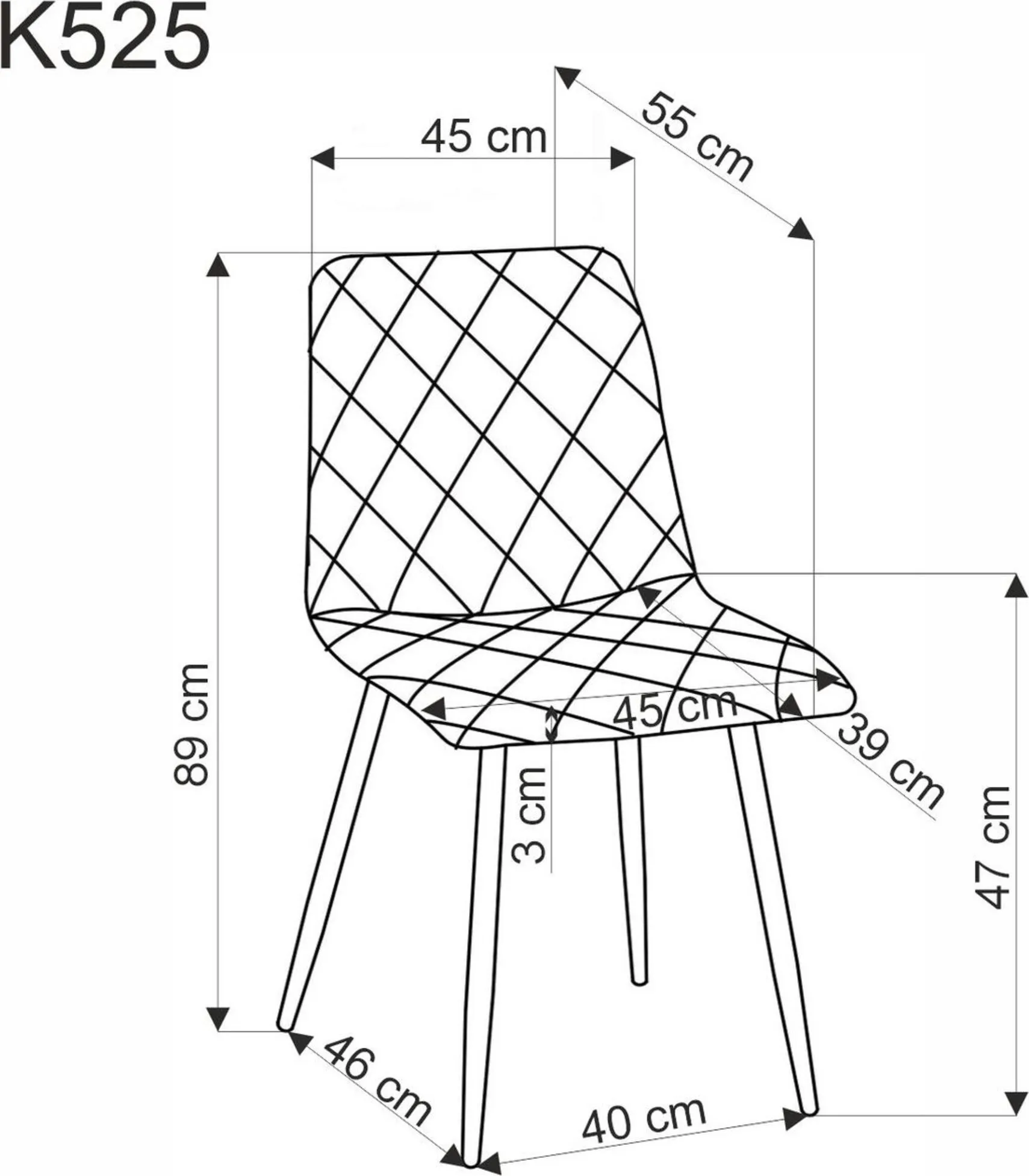 Halmar stul kukhonnyy k525 2 v ch k 525 kr musztardowy 11