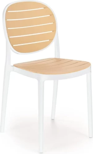 Halmar stul kukhonnyy k529 2 v ch k 529 kr bialy naturalny 0
