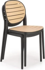Halmar stul kukhonnyy k529 2 v ch k 529 kr czarny naturalny 1