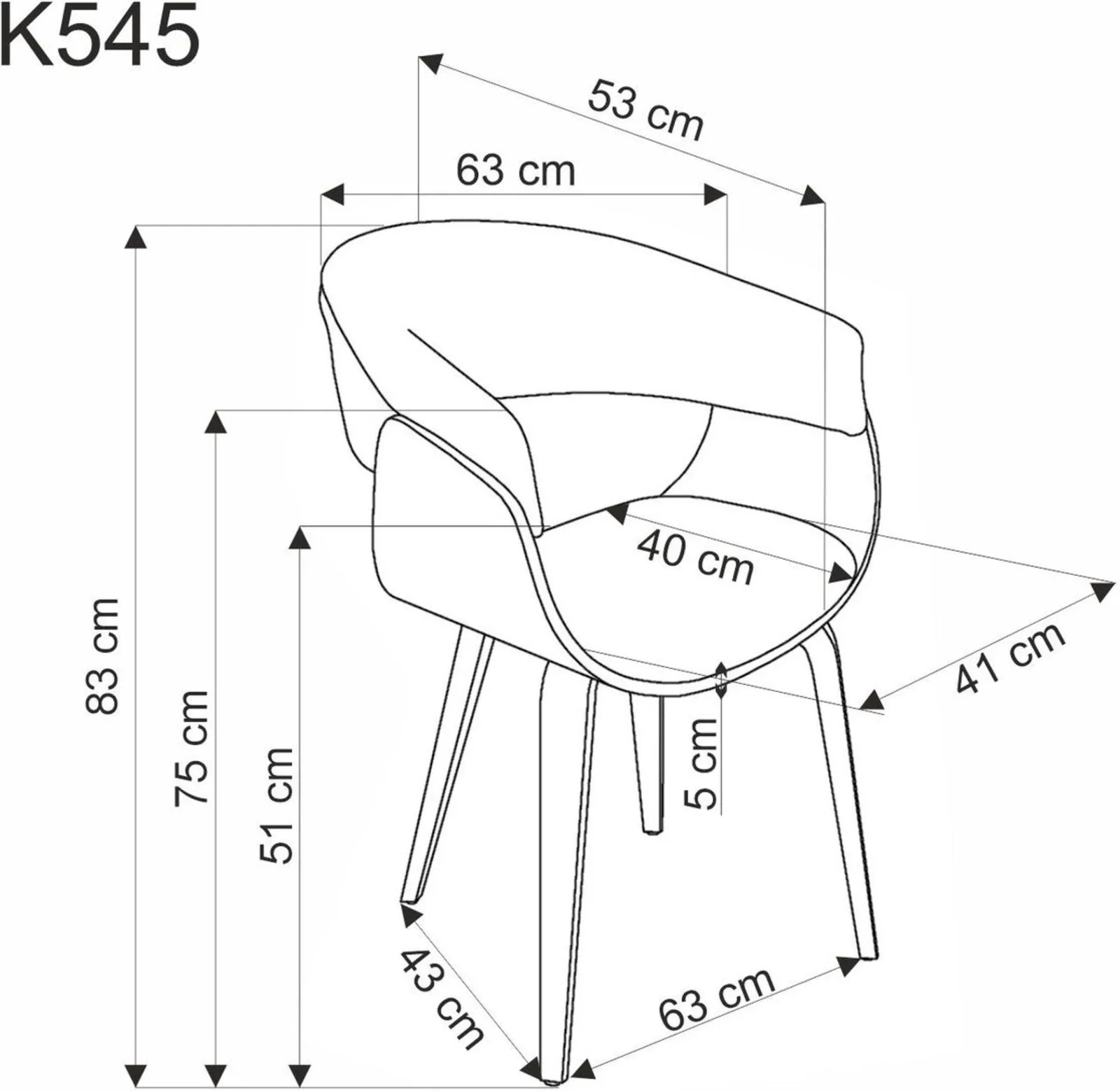 Halmar stul kukhonnyy k545 2 v ch k 545 kr popielaty 12