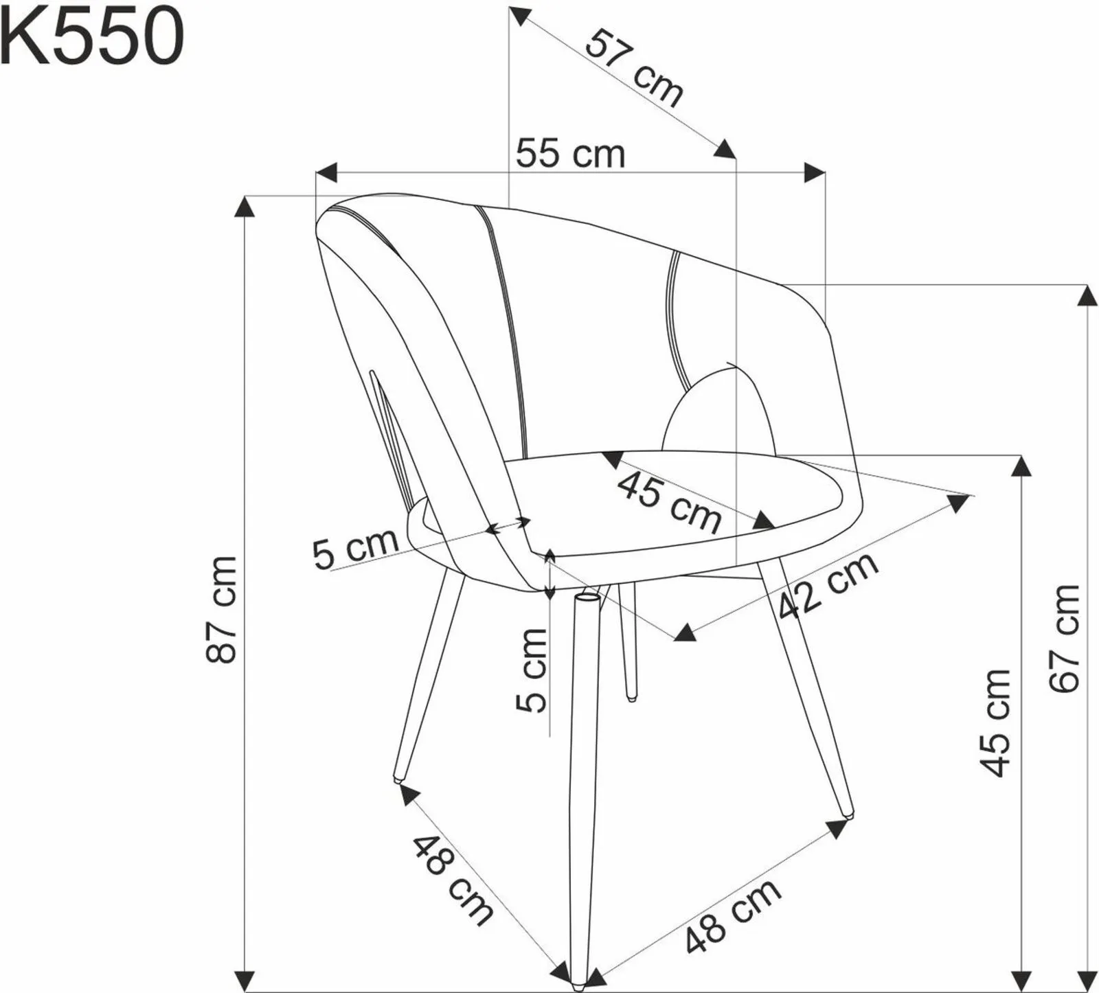 Halmar stul kukhonnyy k550 2 v ch k 550 kr bezowy 12