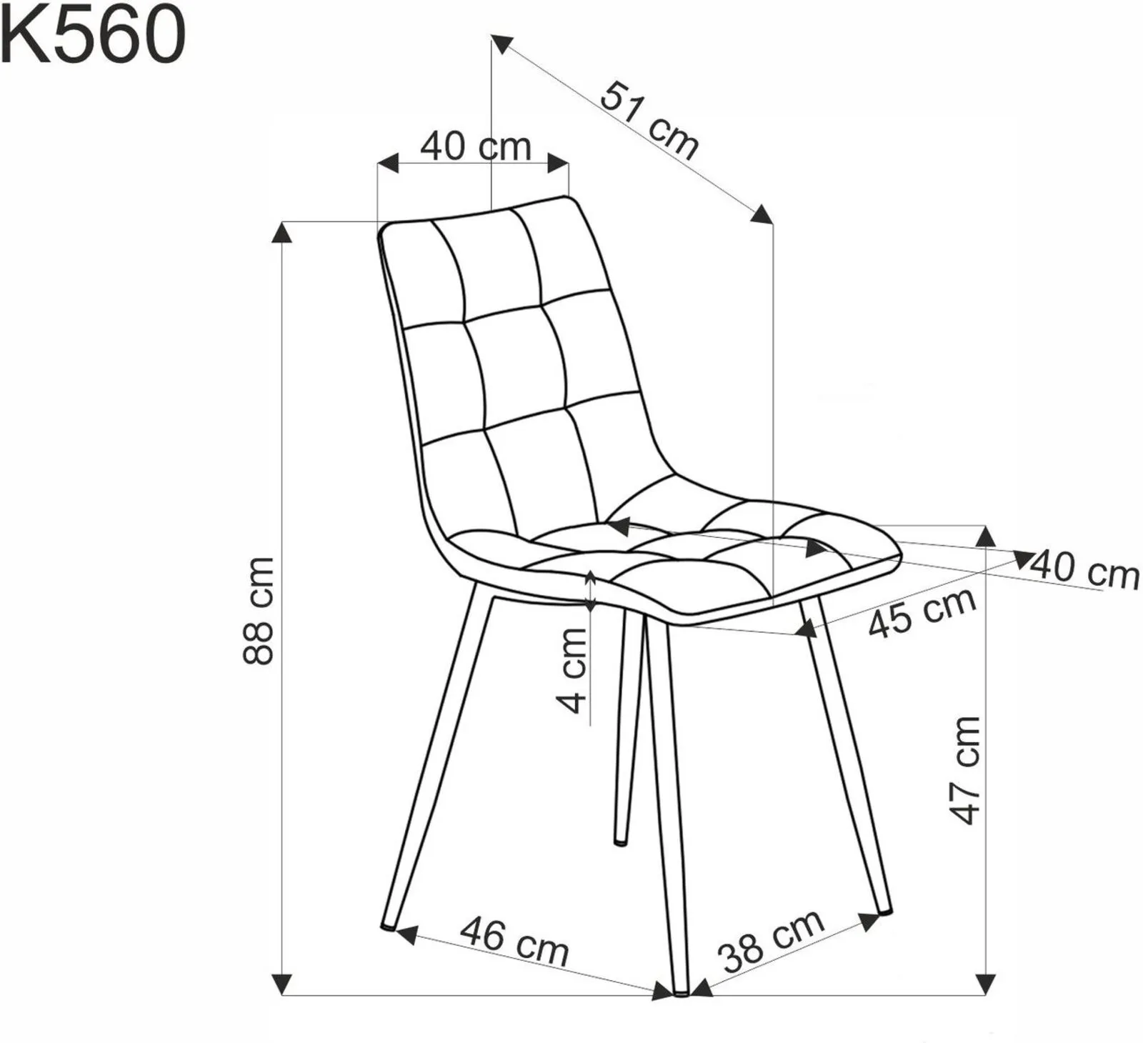 Halmar stul kukhonnyy k560 2 v ch k 560 kr musztardowy 10