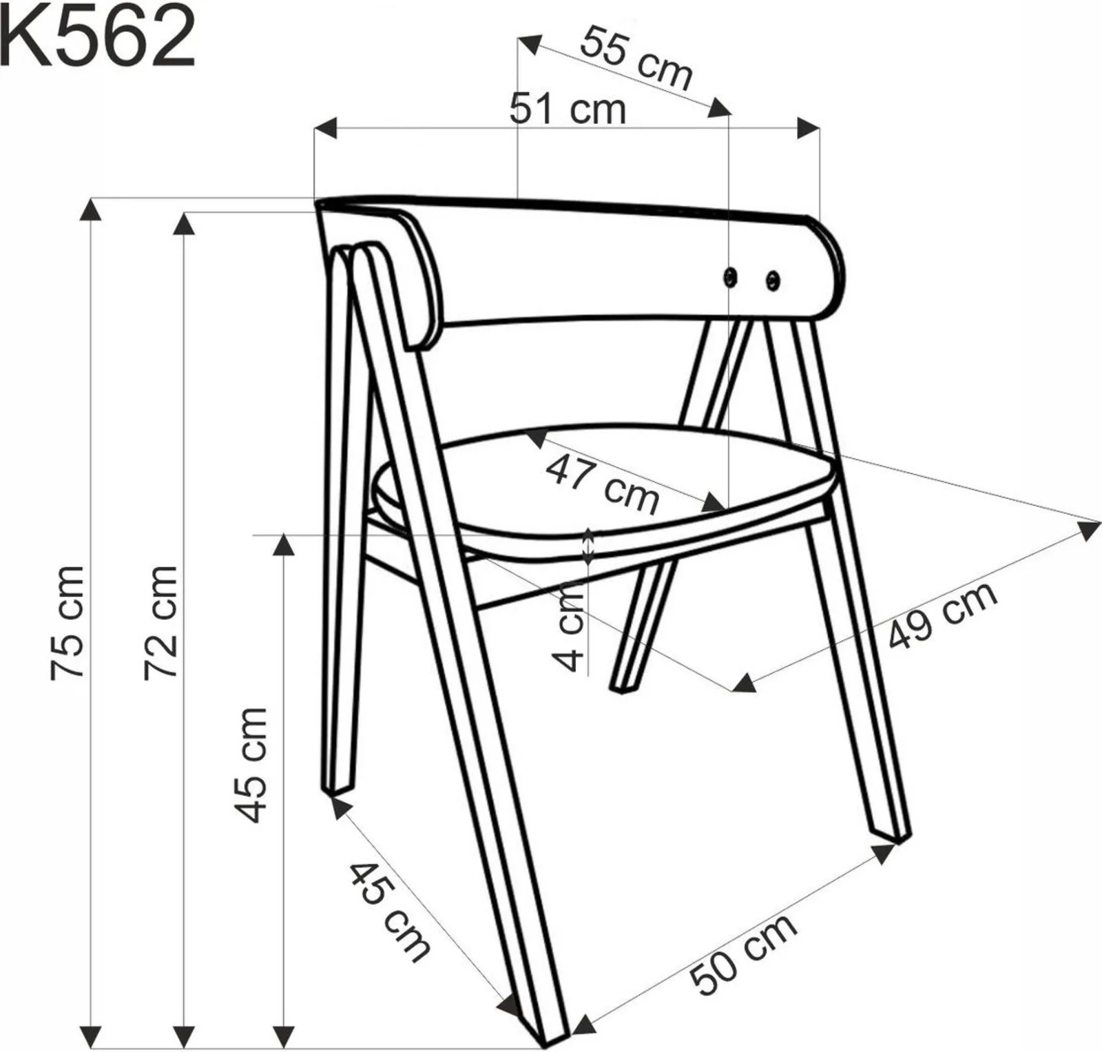 Halmar stul kukhonnyy k562 2 v ch k 562 kr 10