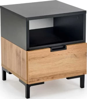 Halmar tumba prikrovatnaya silvia 2 v pl silvia szafka n wotan czarny 3