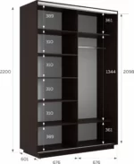 E1 shkaf kupe 2 kh dvernyy ye1 ekspress dsp e1 1eed 140 v 13