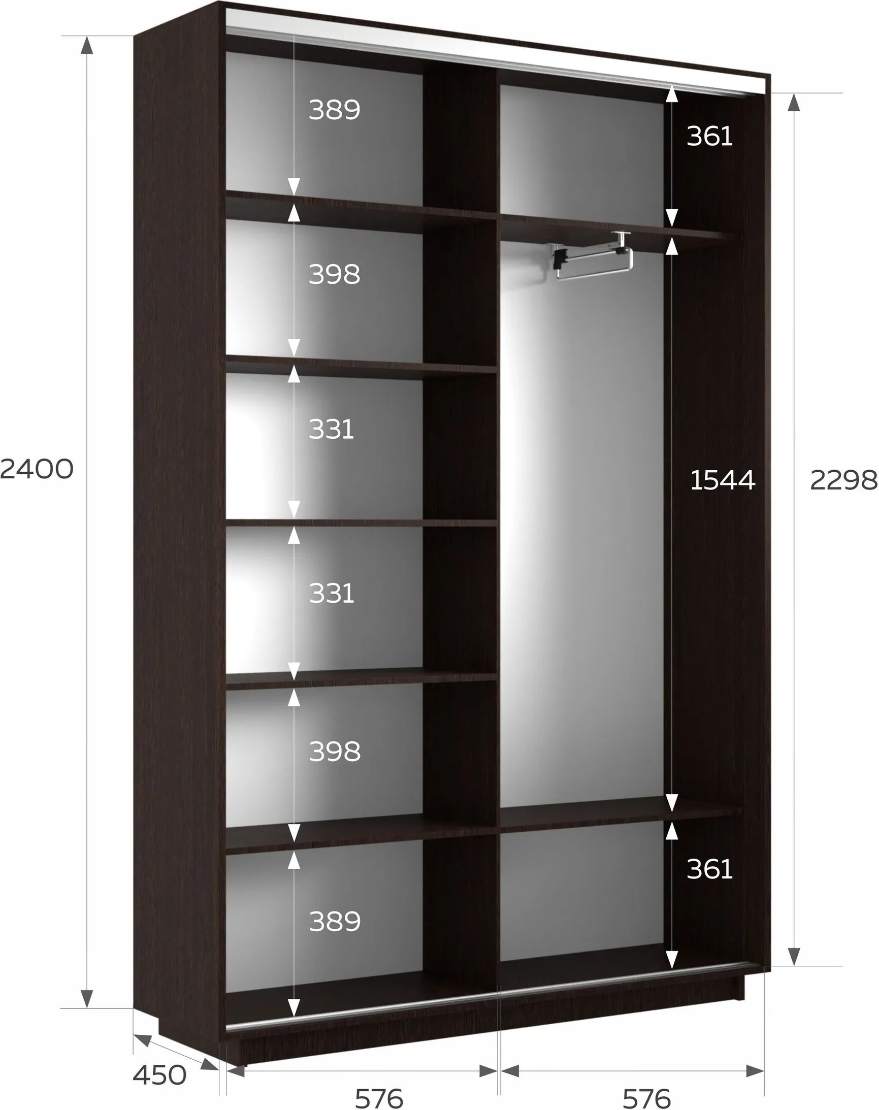 E1 shkaf kupe 2 kh dvernyy ye1 ekspress dsp e1 45eed 120240 v 26