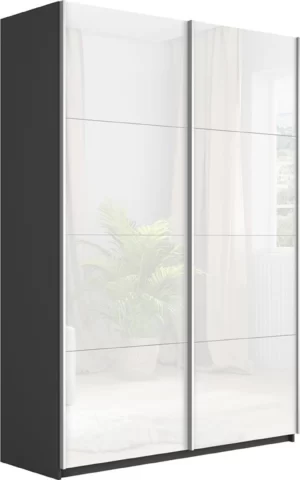 E1 shkaf kupe 2 kh dvernyy ye1 praym belyy glyanets e1 pss 120 dm 8