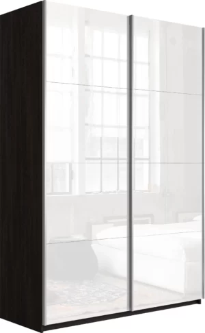 E1 shkaf kupe 2 kh dvernyy ye1 praym belyy glyanets e1 pss 120 v 31