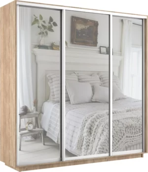 E1 shkaf kupe 3 kh dvernyy ye1 ekspress zerkala e1 eekt 210 s 22