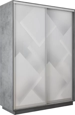 E1 shkaf kupe ekspress 2 kh dvernyy fotopechat kvadraty stekla beton e1 ef1029 160240 bt 21