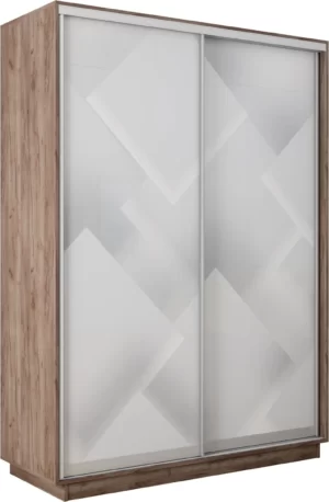 E1 shkaf kupe ekspress 2 kh dvernyy fotopechat kvadraty stekla kraft tabachnyy e1 45ef1029 140 kt 20