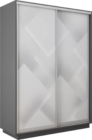 E1 shkaf kupe ekspress 2 kh dvernyy fotopechat kvadraty stekla seryy diamant e1 45ef1029 140240 dm 16