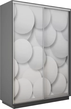 E1 shkaf kupe ekspress 2 kh dvernyy fotopechat shary stekla seryy diamant e1 45ef1030 160 dm 13