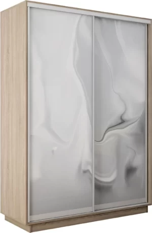 E1 shkaf kupe ekspress 2 kh dvernyy fotopechat shelk stekla sonoma e1 ef1031 160 s 21