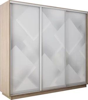 E1 shkaf kupe ekspress 3 kh dvernyy fotopechat kvadraty stekla sonoma e1 45ef1029 240 s 22