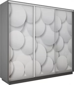 E1 shkaf kupe ekspress 3 kh dvernyy fotopechat shary stekla seryy diamant e1 ef1030 240240 dm 14