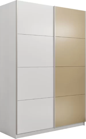 E1 shkaf kupe praym 2 kh dvernyy dsp steklo fistashka dovodchiki belyy sneg e1 1pdsf 120 b 10