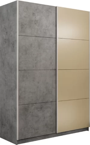 E1 shkaf kupe praym 2 kh dvernyy dsp steklo fistashka dovodchiki beton e1 1pdsf 160 bt 19