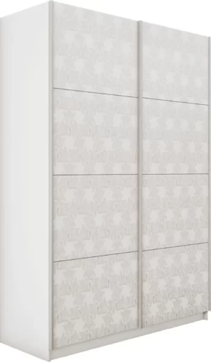 E1 shkaf kupe praym 2 kh dvernyy fotopechat kaleydoskop stekla dovodchiki belyy sneg e1 pf1027 140 b 10