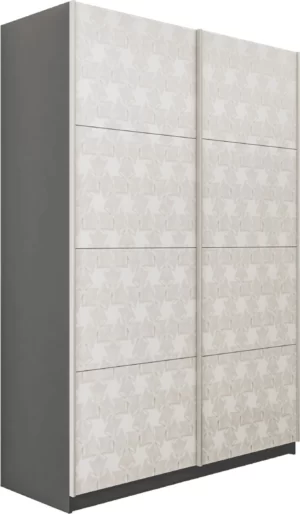 E1 shkaf kupe praym 2 kh dvernyy fotopechat kaleydoskop stekla dovodchiki seryy diamant e1 pf1027 160 dm 6