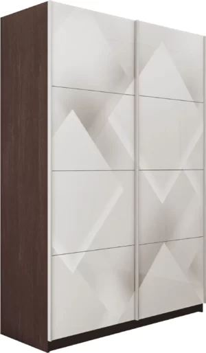 E1 shkaf kupe praym 2 kh dvernyy fotopechat kvadraty stekla dovodchiki venge e1 pf1029 140 v 30