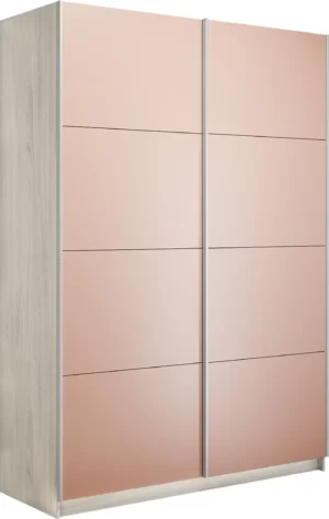 E1 shkaf kupe praym 2 kh dvernyy stekla pudra dovodchiki yasen ankor svetlyy e1 pssp 160 sas 14