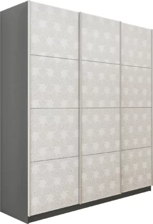 E1 shkaf kupe praym 3 kh dvernyy fotopechat kaleydoskop stekla dovodchiki seryy diamant e1 pf1027 180 dm 13